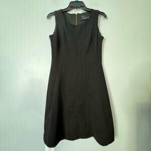 Just... Taylor Fit & Flare Formal Dress Sleeveless Round Neck Black Size 4